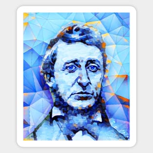 Henry David Thoreau Portrait | Henry David Thoreau Artwork | Henry David Thoreau Painting 10 Sticker